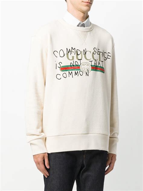 common sense is not that common gucci hoodie